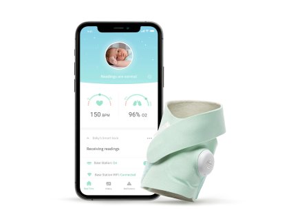 OWLET Ponožka inteligentná Owlet Smart Sock 3 - svetlozelená