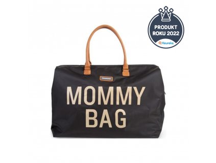 CHILDHOME Prebaľovacia taška Mommy Bag Black Gold