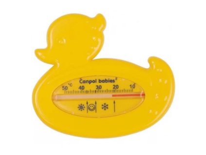 CANPOL BABIES Teploměr koupací kachnička – žlutá