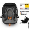 KIDDY Autosedačka Evoluna i-size 2 + Isofix základňa 40-83 cm Grey Mel.-Safe Orange