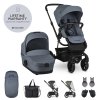 EASYWALKER Set XXL kočík kombinovaný Harvey3 Steel Blue s príslušenstvom