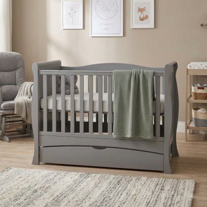 postýlka Mason šedá