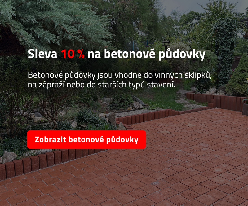 Sleva 10 % na betonové půdovky
