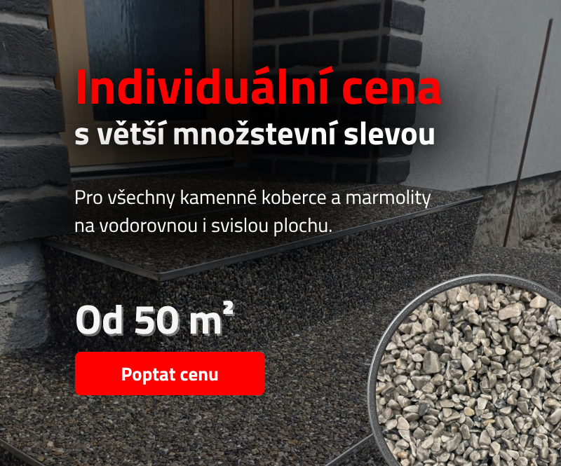 Individuální cena od 50 m2 a více!