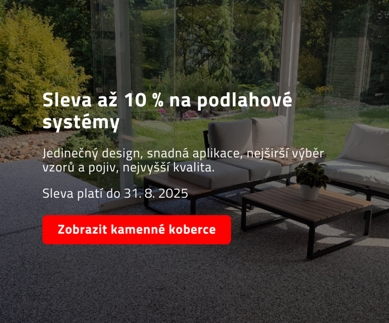 Sleva až 10 % na podlahové systémy