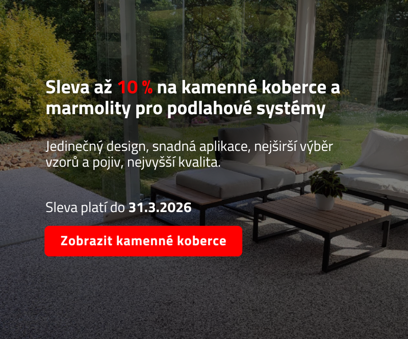 Sleva až 10 % na podlahové systémy
