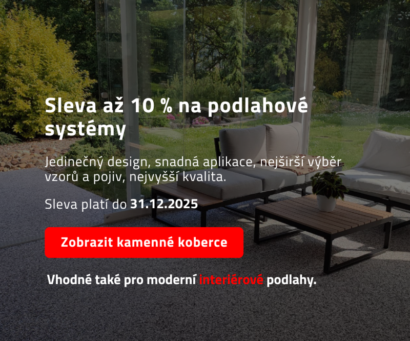 Sleva až 10 % na podlahové systémy