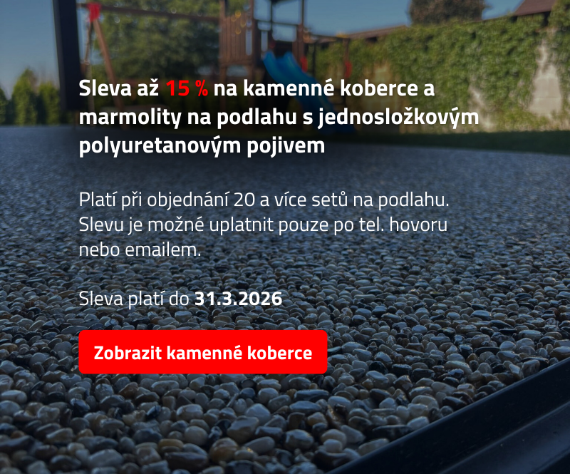 Kamenný koberec na podlahu i stěnu v modré barvě