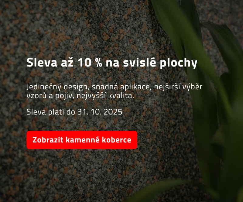 Sleva až 10 % na svislé plochy