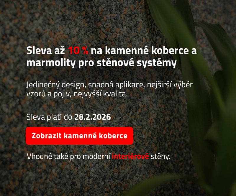Sleva až 10 % na svislé plochy