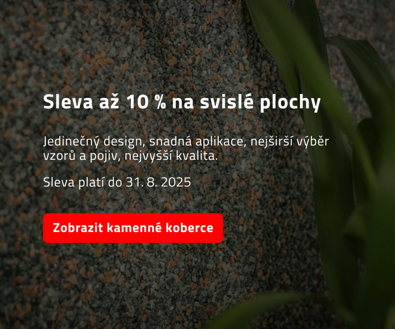 Sleva až 10 % na svislé plochy
