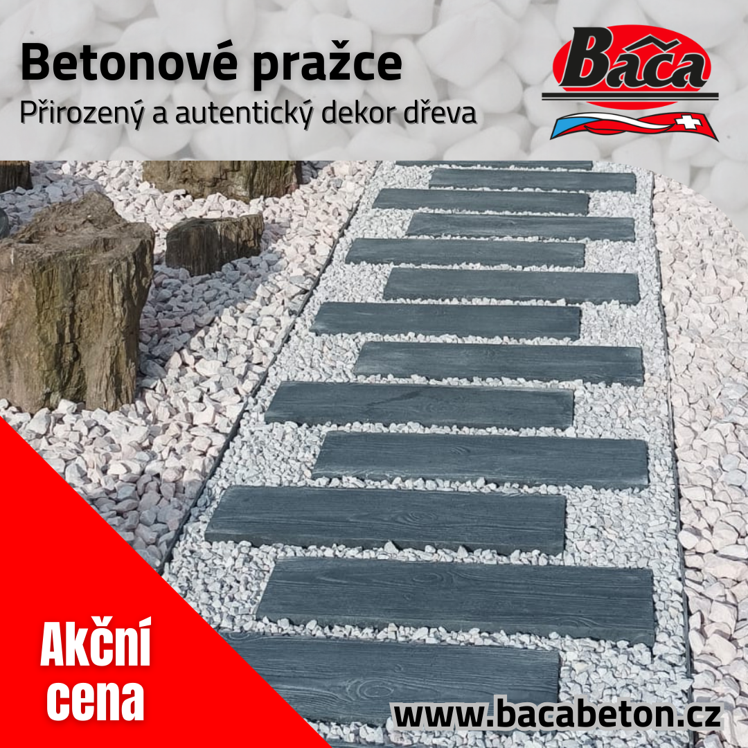 Betonové pražce - akce