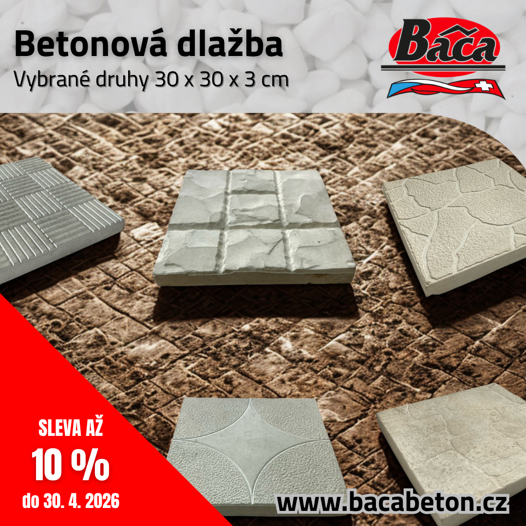 Betonové dlažby - akce
