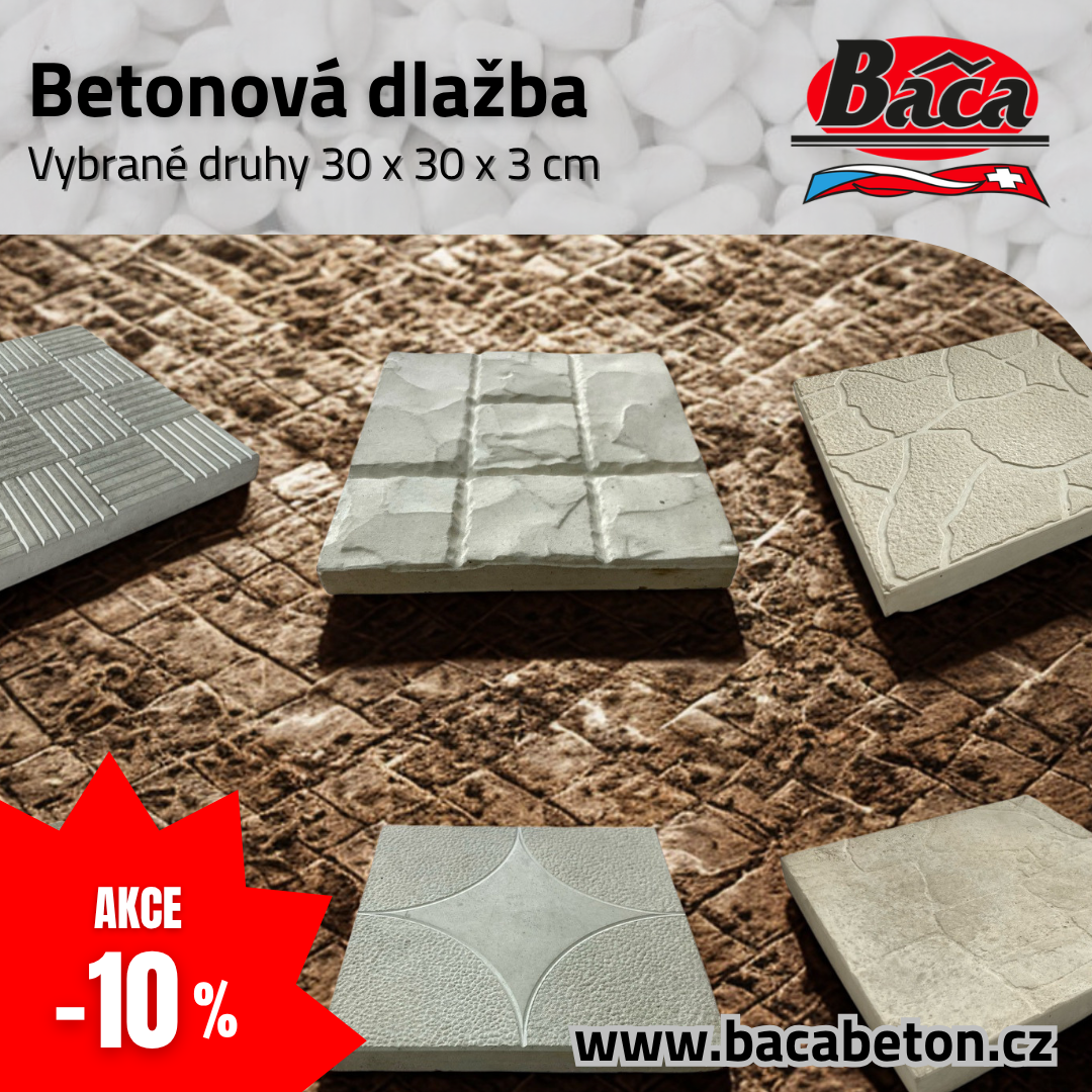 Betonové dlažby - akce