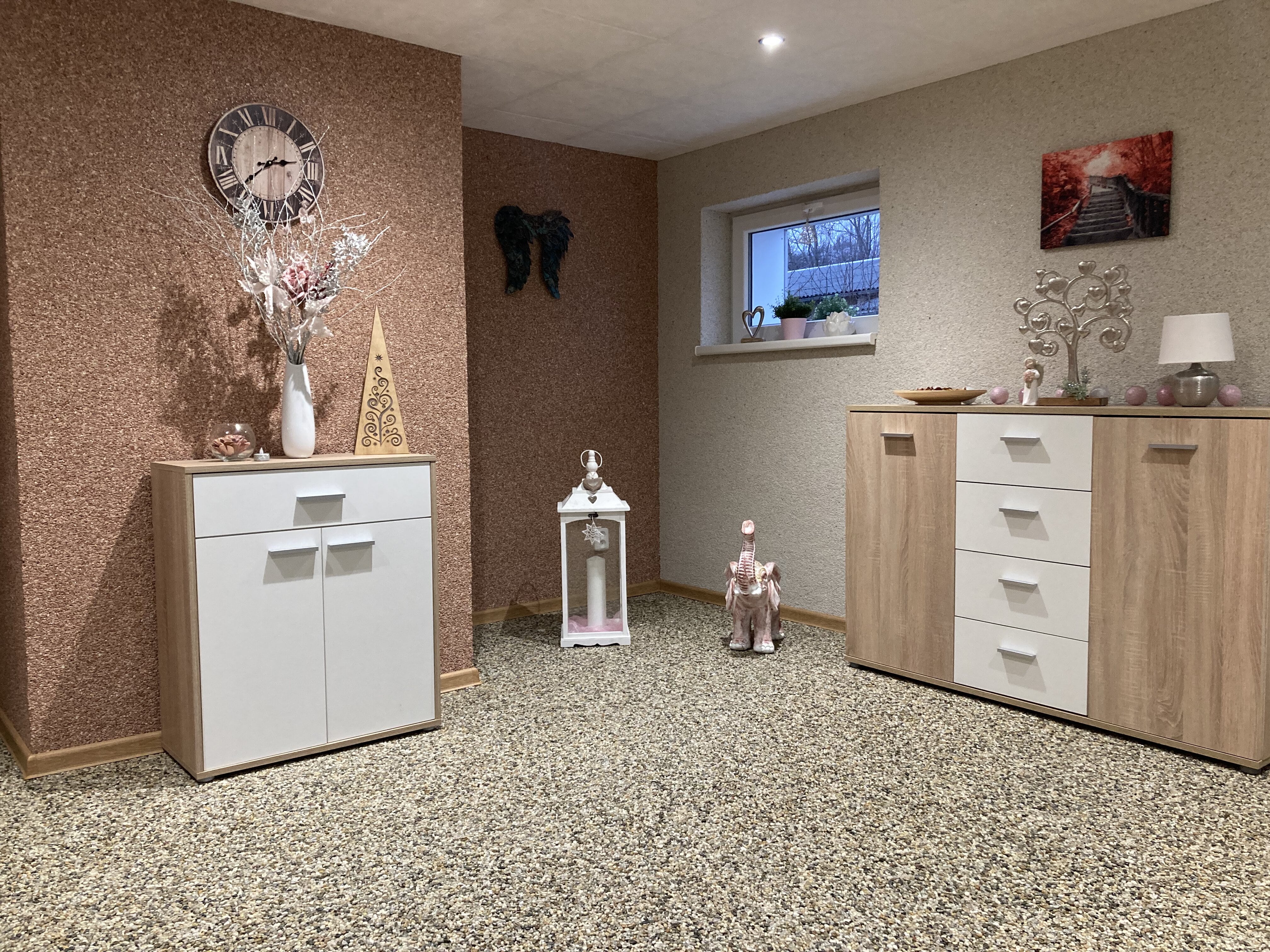 Kamenné koberce Monte Carlo + Rosa Del Garda + Bianco Carrara