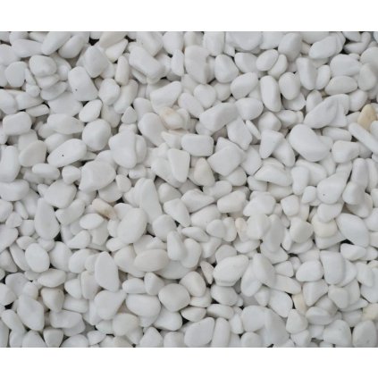 Okrasné kamenivo oblázky Thassos white