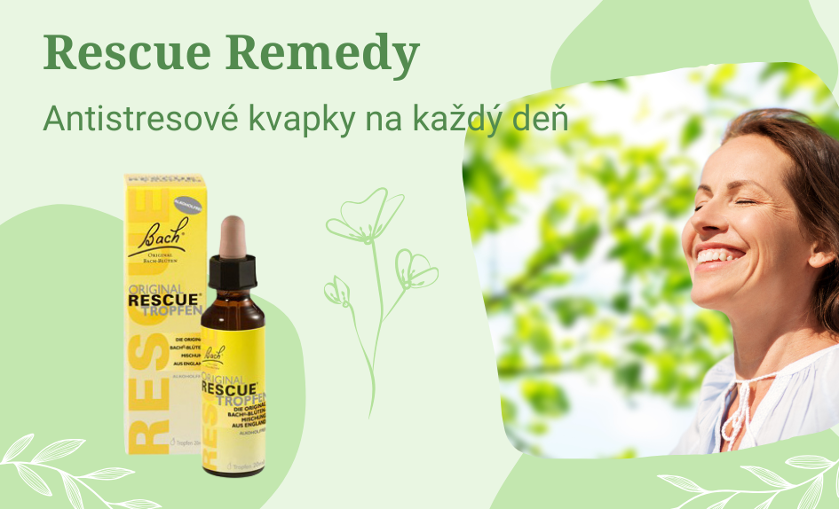Rescue Remedy kvapky Stop Stres