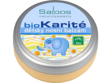 Detský nosový balzam Bio Karité Saloos (Objem 19 ml)