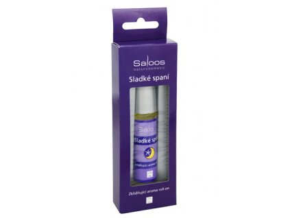 BIO Aroma roll-on Sladký spánok - ukľudňujúci, Saloos (Objem 9 ml)