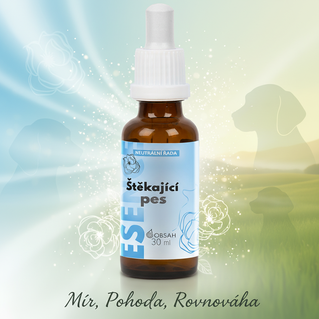 Štěkající pes a Bachovy esence když domácí siréna hledá tlumočníka