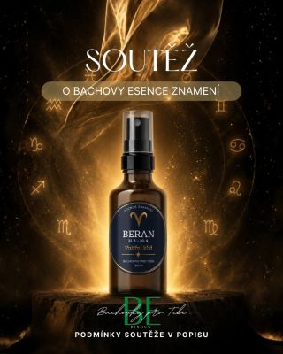Máme tady SOUTĚŽ o naši novinku Bachových esencí podle znamení zvěrokruhu ♈️ . PODMÍNKY SOUTĚŽE: 1. Sleduj náš profil...