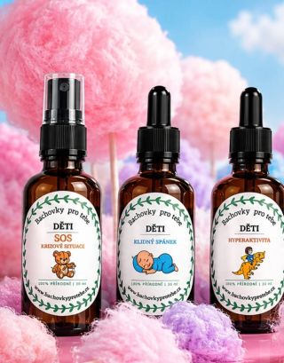 NOVINKA ✨️ . Na e-shopu najdete esence pro deti s příchutí cukrové vaty 🍭 . #bachovkyprotebe #bachovyesence #bachovkyprodeti