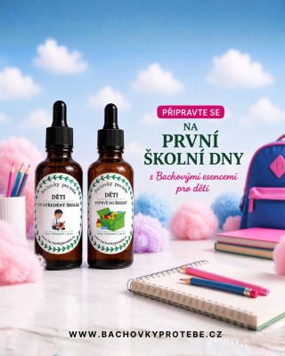 🎒 Čeká vaše dítě první nástup do školky nebo do školy? Nové prostředí, nové tváře, odloučení od rodičů, jiný denní režim....