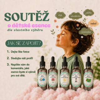 🧸SOUTĚŽ O DĚTSKÉ BACHOVY ESENCE 🧸 Vyhrajte Bachovy esence pro děti dle vlastního výběru. 💧 ▪️Jak se zapojit? 1. Dejte like...