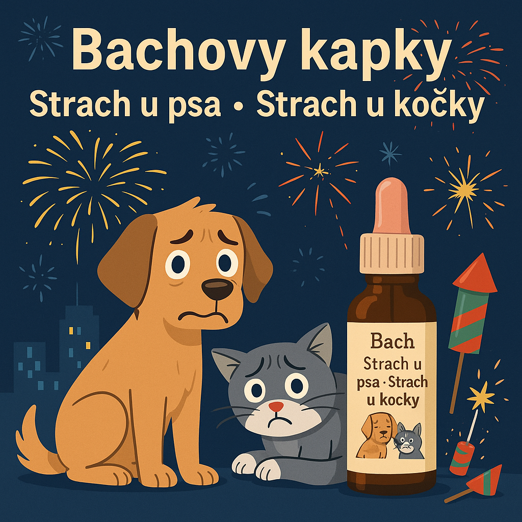 Psi a kočky strach ze Silvestra