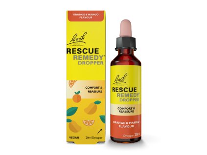 Rescue Kapky 20 ml mango a pomeranč
