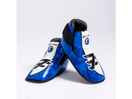 Taekwon - do ITF foot protectors - BackFist BeSpecial Blue