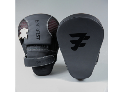 Backfist - punching mitts, black matte