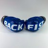 Open hand boxing gloves BackFist GEMINI - Blue