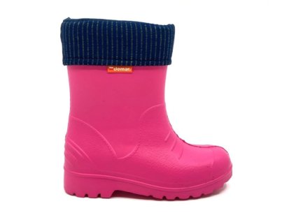 Holínky/gumáky DEMAR DINO f růžová (Velikost 20-21)