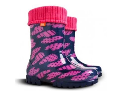 DEMAR Twister LUX Print v - puntík.srdce (Velikost 20-21)