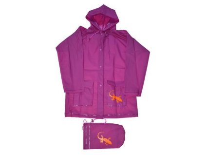 Pláštěnka růžová, ještěrka + pytlík (Velikost 10 let)