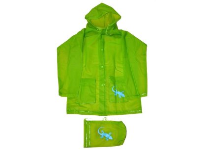 Pláštěnka zelená, ještěrka + pytlík (Velikost 12 let)