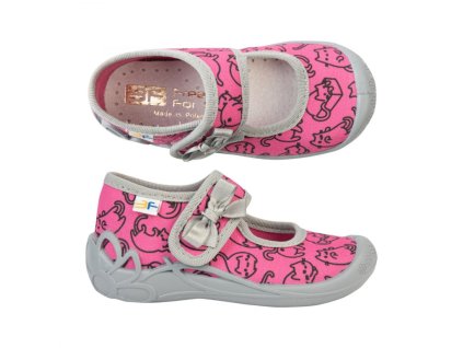 Domácí obuv 3F růžové 2F3/3 (Velikost 21)