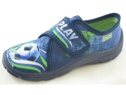 Domácí obuv Fischer 611831-555 blau (Velikost 25)