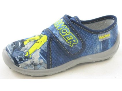 Domácí obuv Fischer 612336-559 blaubunt (Velikost 25)