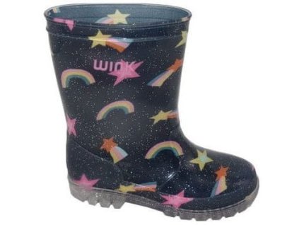 Holínky WINK hvězda LED (Velikost 22)