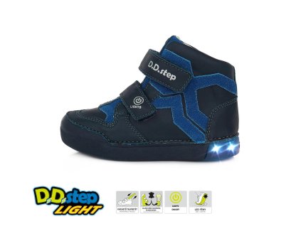 Celoroční obuv D.D.STEP A068-577M Bermuda Blue (Velikost 31)