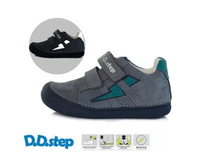 Celoroční obuv D.D.STEP S078-755AL Grey (Velikost 32)