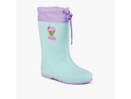 Holínky COQUI RAINY MINT/LILA HERO 8558 zateplené (Velikost 24)