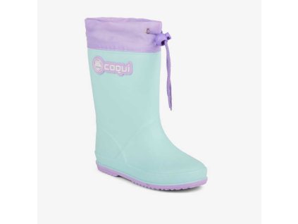 HOLÍNKY COQUI RAINY MINT/LILA HERO 8559 ZATEPLENÉ (Velikost 30)