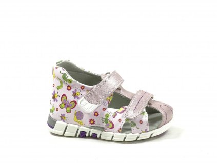 Kožené sandále Santé 950/9 růžová (Velikost 20)