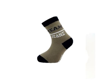Dětské PONOŽKY NOVIA Team Jeans - sv.hnědé (Velikost 33-35)