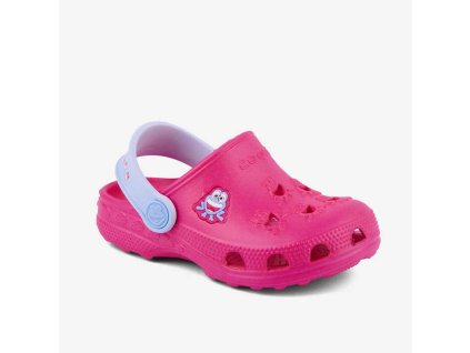 Dívčí sandály Coqui Little Frog Lt. Fuchsia/Candy Blue (Velikost 23-24)