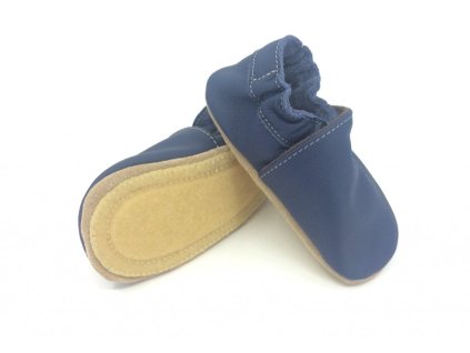 Capáčky baBice plain navy - BAS-003 SAFESTEP (Velikost 16-17)