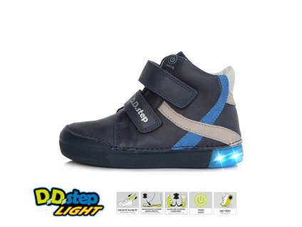 Celoroční obuv D.D.STEP A068-398L Royal Blue (Velikost 31)